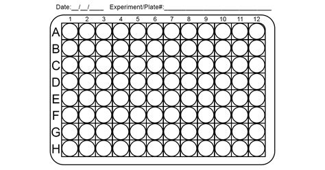 96 Well Plate Template Epigentek