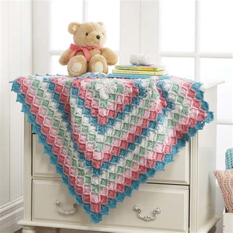 Herrschners Bewildered Baby Blanket Crochet Kit