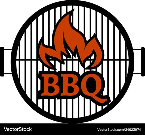 Grill logo Royalty Free Vector Image - VectorStock