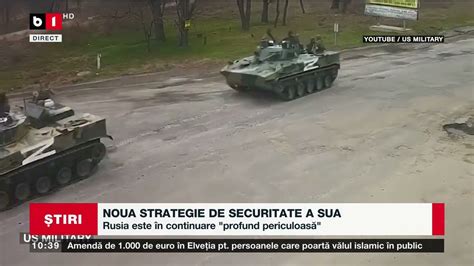 NOUA STRATEGIE DE SECURITATE A SUA Știri B1 13 oct 2022 YouTube