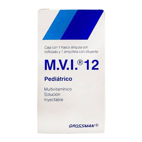 MVI 12 pediátrico solución inyectable 1 ampolleta Walmart