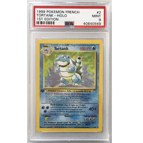 Pokémon Tortank 2 102 Set de base Ed1 PSA 9 Curious Pop