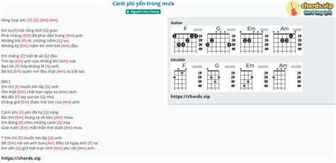 Chord C Nh Phi Y N Trong M A Tab Song Lyric Sheet Guitar Ukulele