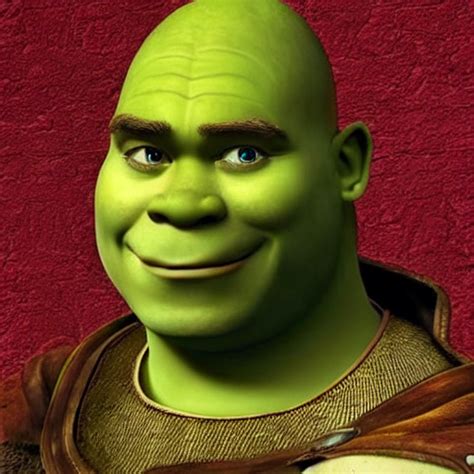 Krea Ai Shrek From Shrek As A Glorious Devout Shining Powe