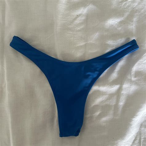 Glassons Blue Bikini Bottoms Perfect Condition Tag Depop