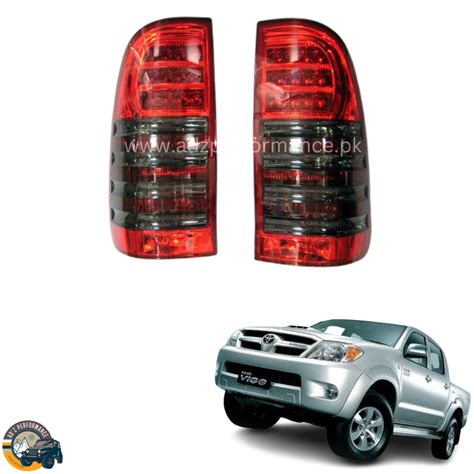 Rear Lamps Tail Lights Back Lights Red LED Toyota Hilux Vigo SR5 MK6