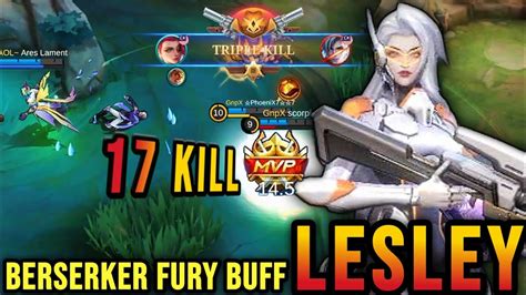 Berserker Fury Buff True Damage Is More Better Lesley Best Build And