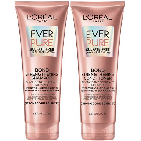 L'Oreal Paris EverPure Bonding Shampoo and Conditioner Kit for Color ...