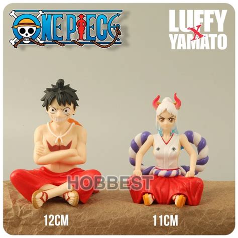 Jual Action Figure ONE PIECE LUFFY X YAMATO Isi 2 Pcs Miniatur Pajangan