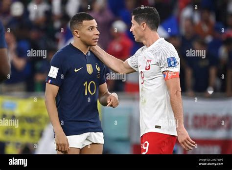 Doha Katar 04th Dec 2022 From Left Kylian Mbappe Fra With Robert