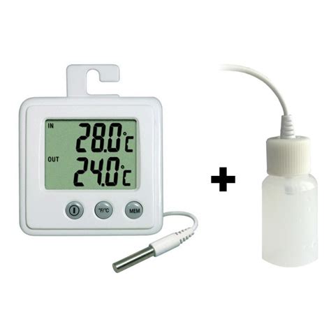 Thermom Tre Digital Int Ext Sonde Ntc Embout Inox Pince B Quille