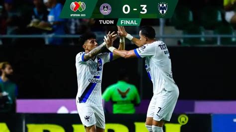 Mazatl N Vs Monterrey Con Goles De Joao Rojas Y Germ N Berterame