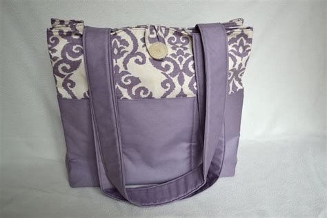 Large Purple Tote Bag Etsy Purple Tote Bag Bags Tote Bag