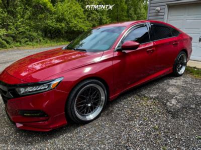 2018 Honda Accord Sport With 19x8 5 ESR Cs11 And Lexani 245x35 On Stock