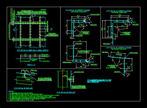 Detalles De Fijacion De La Chapa Metalica En Autocad Librer A Cad