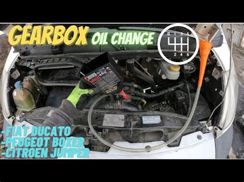 Fiat Ducato Peugeot Boxer Citroen Jumper Gearbox Oil Change