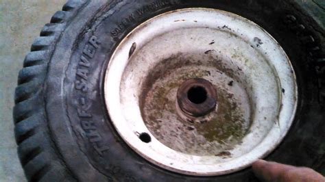 How To Install Tire Valve Stem On A Tubeless Lawn Mower Tractor Tire