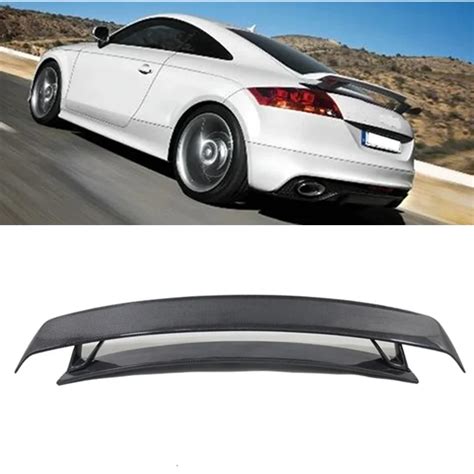 Rs Style Carbon Fiber Rear Spoiler Rear Wing Trunk Spoiler For Audi Tt