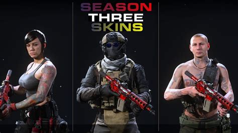 New Season All Tiers Skin Showcase Call Of Duty Modern