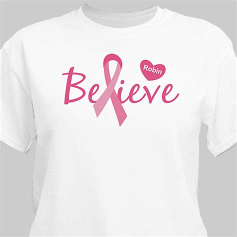 Breast Cancer Awareness T Shirt Believe Design Tsforyounow