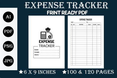 EXPENSE TRACKER KDP INTERIOR 1 Graphic By RubyArt Creative Fabrica