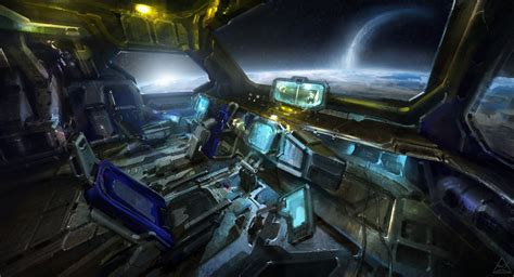 Scifi Interior, Spaceship Interior, Sci Fi Aesthetic, Cockpit Arts, Sci ...