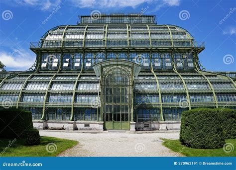 The Palmenhaus Schönbrunn Palm House In Vienna Editorial Photo