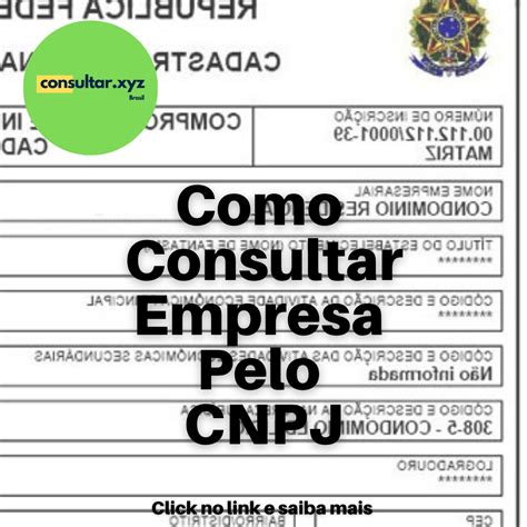 Consultar Brasil Como Consultar Empresa Pelo Cnpj