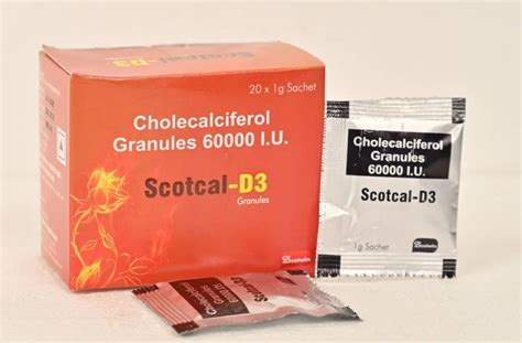 Iu Cholecalciferol Granules At Rs Box Calciferol Sachet In