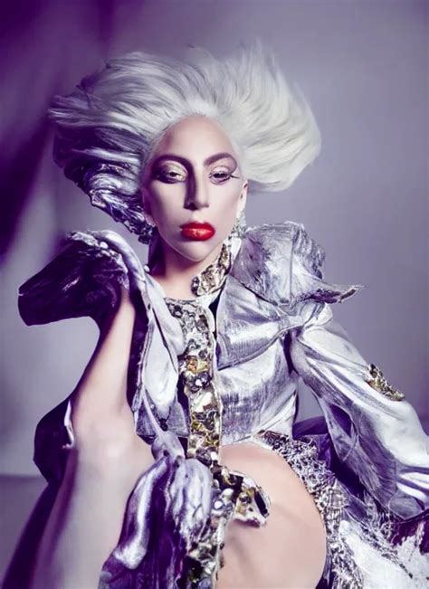 Lady Gaga Styled By Nick Knight Posing In An Expensive Stable