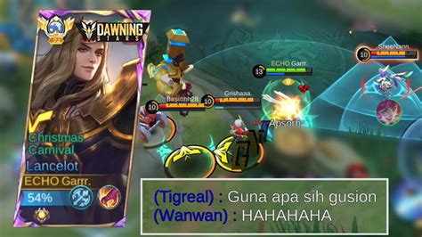 Top Global Lancelot Solo Rank Mau Naik Honor Malah Di Troll Sama