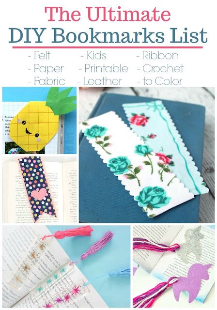 Diy Bookmarks 80 Ideas To Make Your Own Bookmarks Adventures Of A Diy Mom