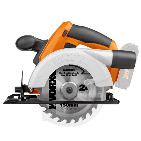 Worx 20V Powershare Circular Saw WX529 9 Bare Unit Worx