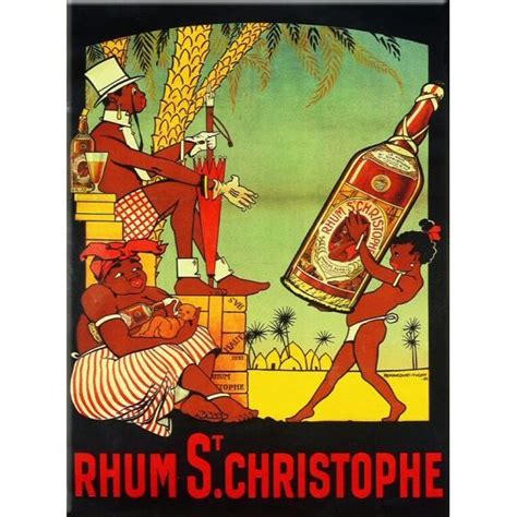 AFFICHE 50X70cm PUB RETRO RHUM SAINT CHRISTOPHE Achat Vente Affiche