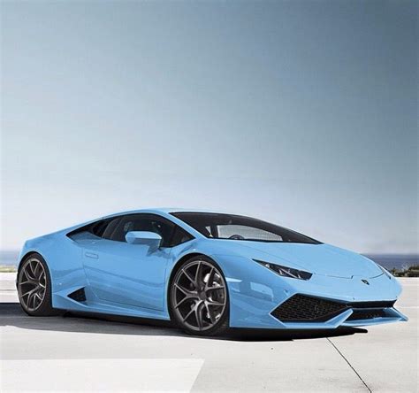 Baby Blue Lamborghini Huracan Sports Cars Luxury Lamborghini Cars