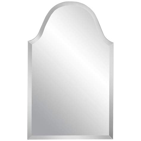 Crown Arch Frameless 20 X 40 Beveled Wall Mirror P1620 Lamps