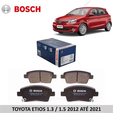 Pastilha De Freio Dianteiro Toyota Etios Original Bosch Outros