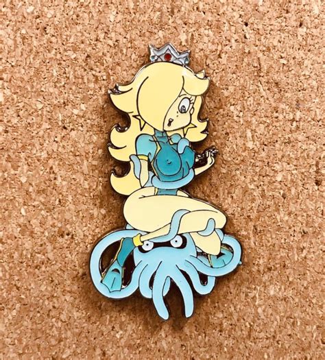 Sexy Princess Rosalina Super Mario Nintendo Custom Made Pin Etsy Free