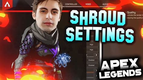 Shroud Apex Legends 2019 Highlights Settings And Tier List Youtube