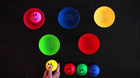 Learn How To Match Colors With Balls For Kids Youtube