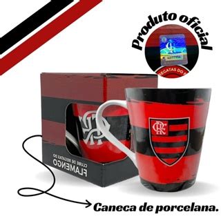 Caneca Copo Porcelana Flamengo 290ml Shopee Brasil