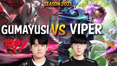 T1 Gumayusi Vs HLE Viper Gumayusi KAI SA Vs Viper ZERI ADC Patch 13