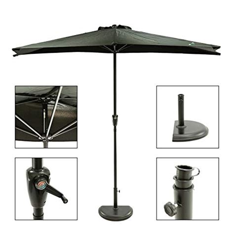 MaxxGarden Halve Parasol Van Aluminium Voor Balkon Of Terras IP 50