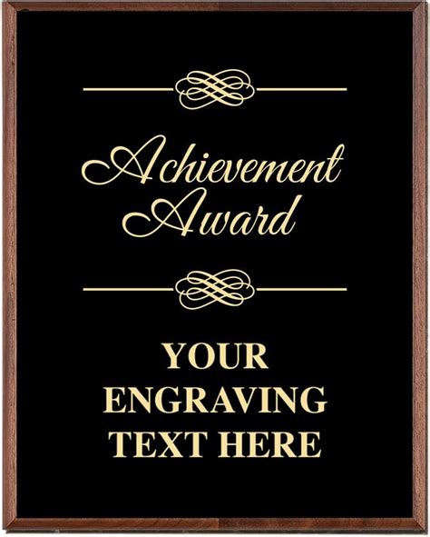 Amazon.com: Corporate Appreciation Plaques - 5 x 7 Achievement Award ...