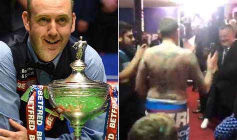 Mark Williams Wins World Snooker Championship Final Then Does Press