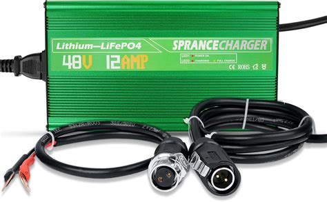 Amazon Sprance 12 48 58 4 Volt Lithium Battery Charger For