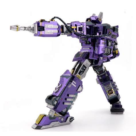 MU Transformers Shockwave G1 3D Metal Model Kits DIY Assemble Puzzle Laser Cut Jigsaw Toy YM ...