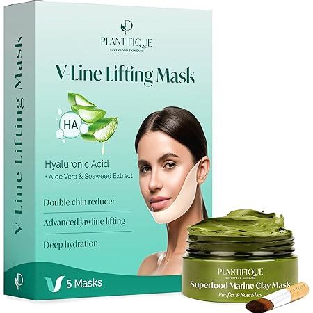 Amazon PLANTIFIQUE Korean Skin Care Detox Face Mask With Avocado