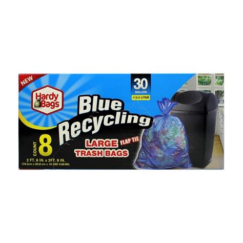 Brand Central Wholesale 30 Gal Blue Recycling Bag 248 Ct