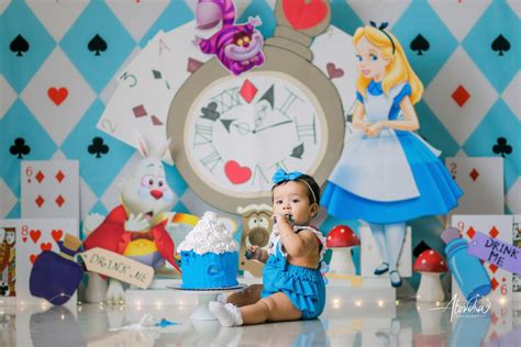 Alice in Wonderland-fabric Backdrop-alondra Backdrops - Etsy